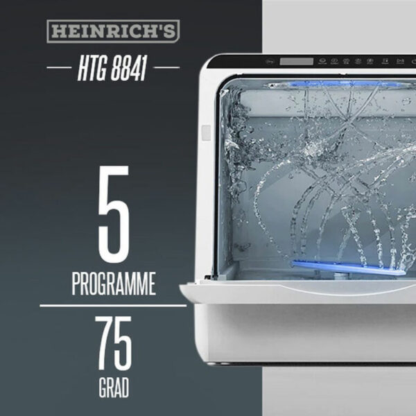 ماشین ظرفشویی رومیزی هنریچ مدل HTG 8841